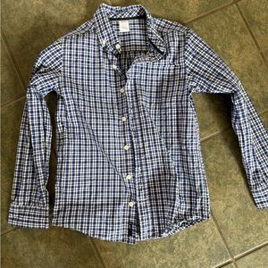 🎀3/$25🎀 Gymboree size 7-8 Blue Checkered Shirt